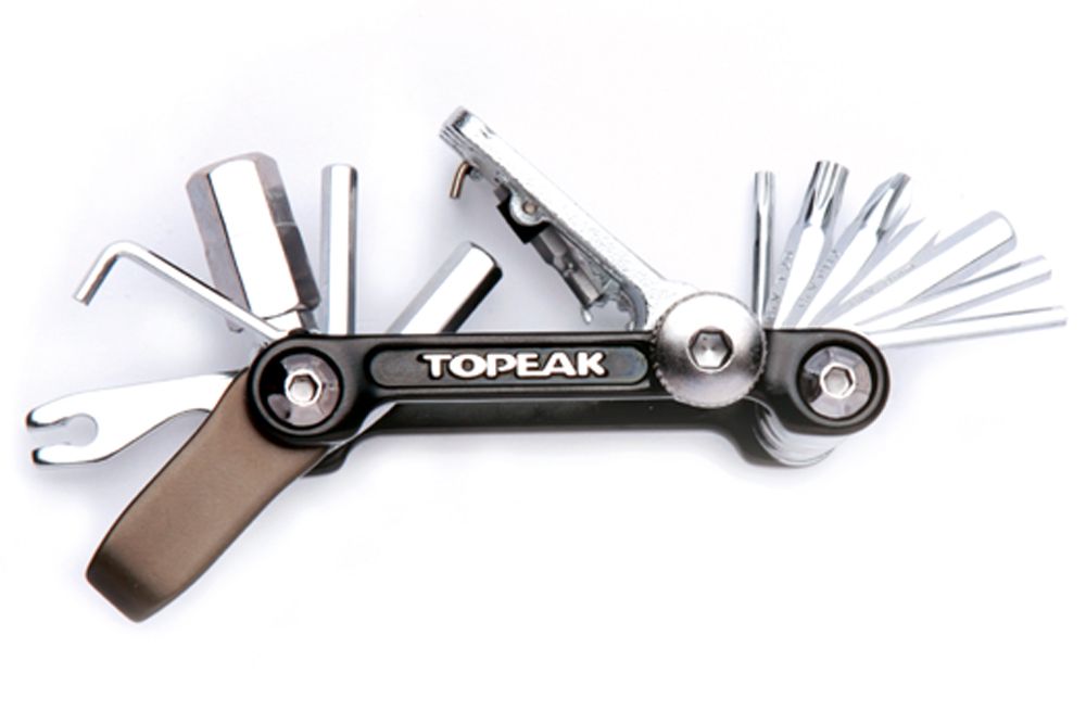 Image shows the Topeak Mini Pro 20 cycling multi-tool