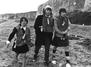 On the beach in Doctor Who (BBC)
