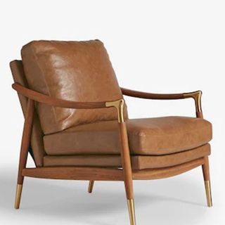 Leather armchair