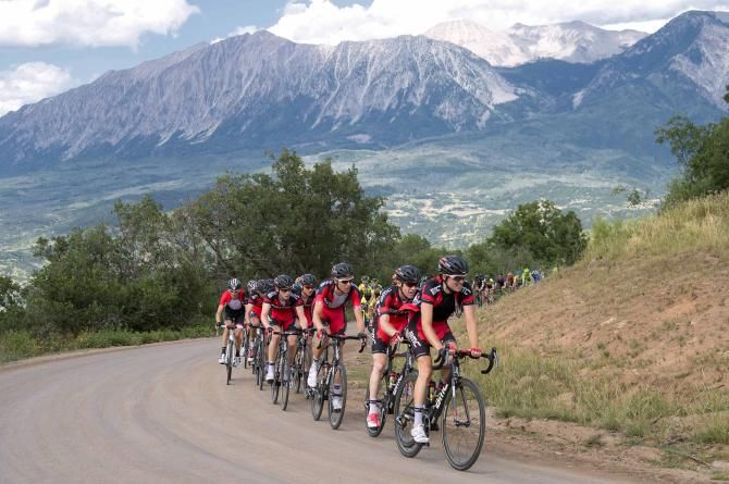 BMC at the front of the peloton