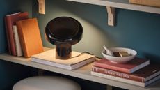 IKEA BLOMPRAKT Bluetooth speaker lamp in lifestyle shot