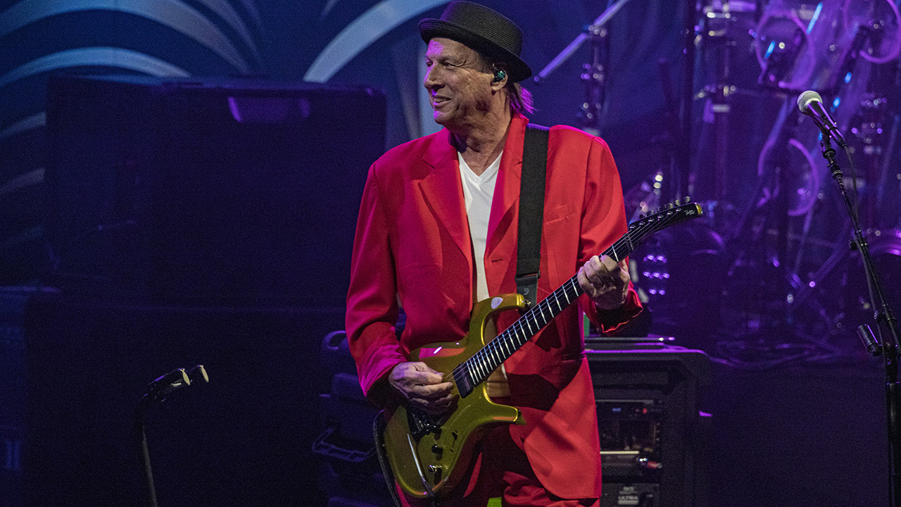 SAN DIEGO, CALIFORNIA - SEPTEMBER 17: Adrian Belew of BEAT performs on stage at Humphreys Concerts By the Bay on September 17, 2024 in San Diego, California. (Photo by Daniel Knighton/Getty Images)