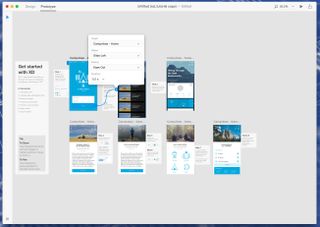 Creating prototypes is easy with Adobe XD