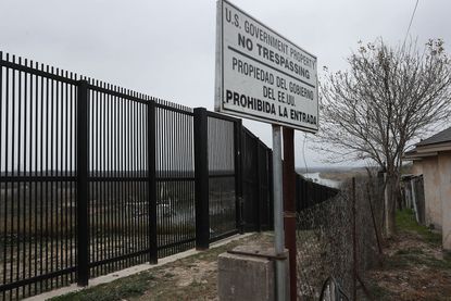 U.S. border fencing in Texas