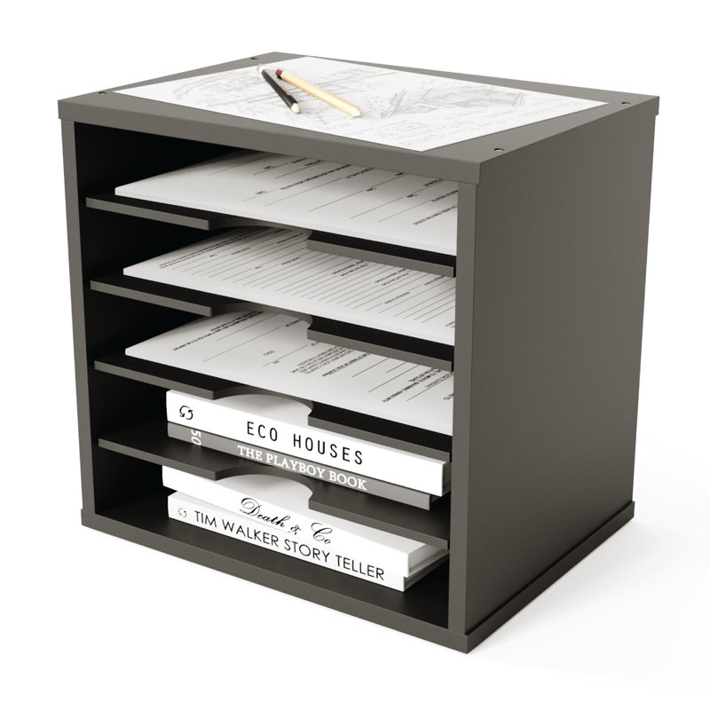 Ballucci Logan Stackable 5-Tier Paper, Mail and File Organizer & Reviews | Wayfair
