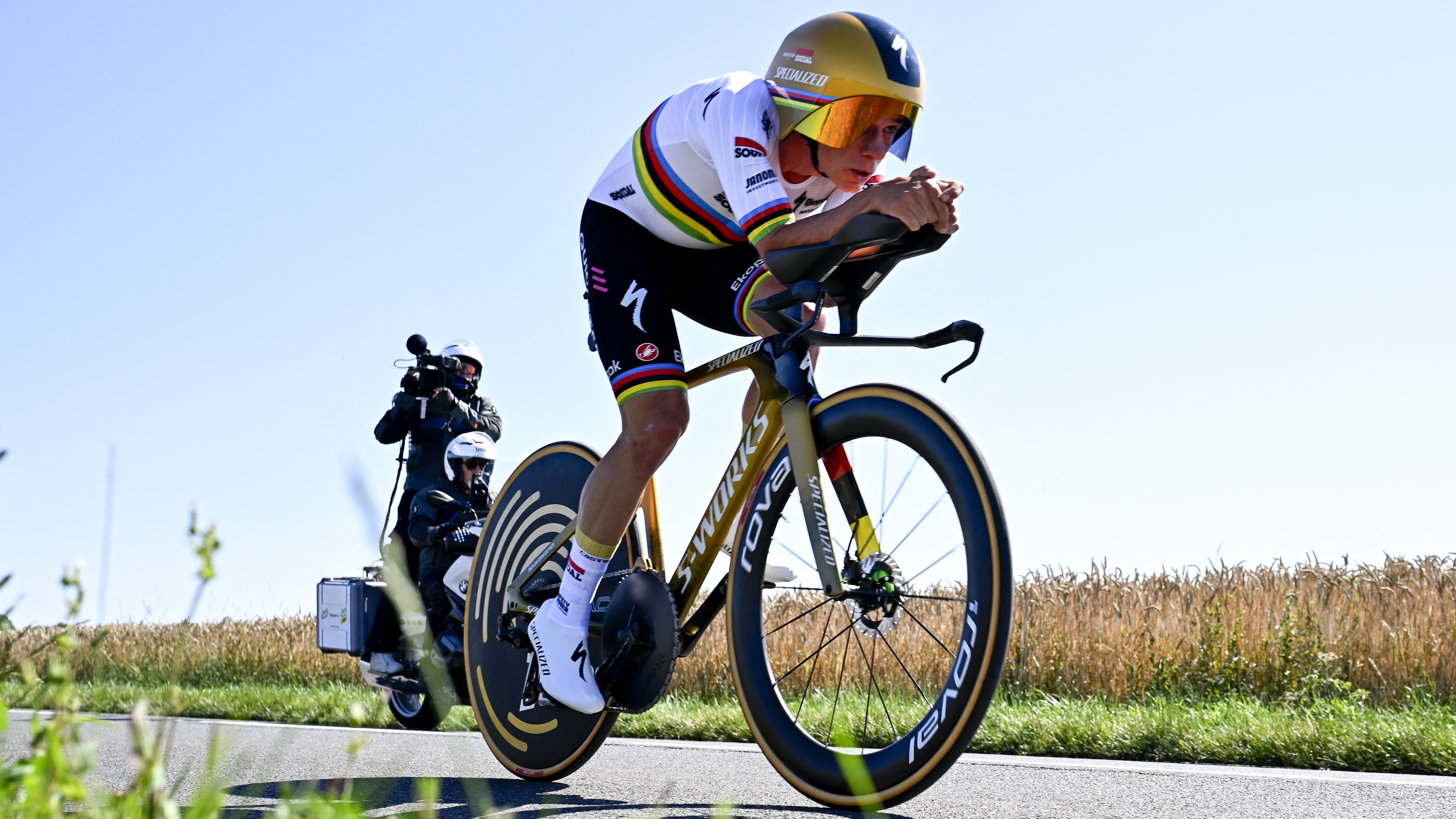 Remco Evenepoel on Stage 5 of the Tour de France