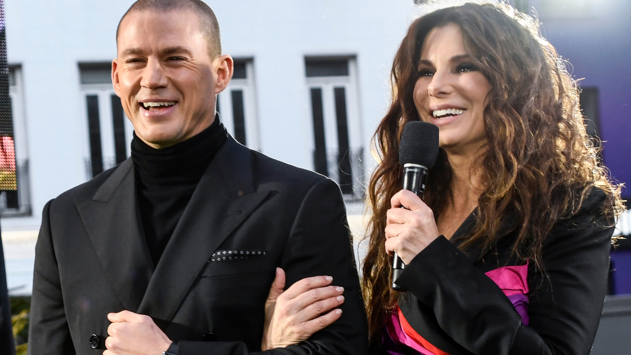 Channing Tatum and Sandra Bullock attend the UK Special Screening of &quot;The Lost City&quot; at Cineworld Leicester Square on March 31, 2022 in London, England