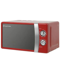 Russell Hobbs RHMM701R 700W 17L Manual Microwave Red - WAS £79.99, NOW £74.99 at Robert Dyas
