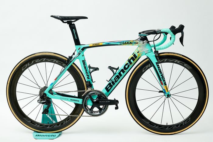Jumbo-Visma's Bianchi bikes are up for auction