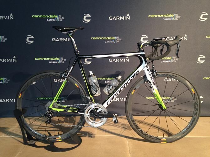 A Cannondale SuperSix at the team presentation in New York