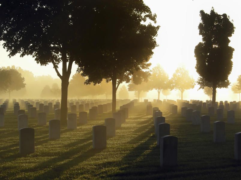 Bride and groom hold wedding at cemetery so spirits could attend