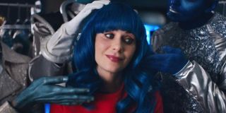 Zooey Deschanel in Katy Perry's "Not the End of the World" music video