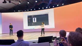 A demo at the Microsoft Copilot+ PC event