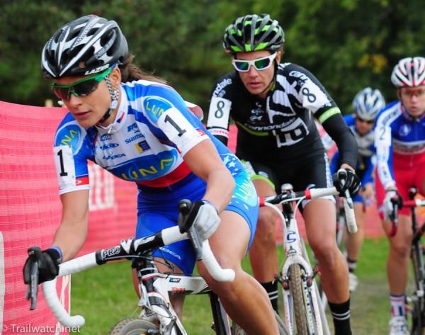 Katerina Nash (Luna Pro Team) wasted no time in going to the front of the race