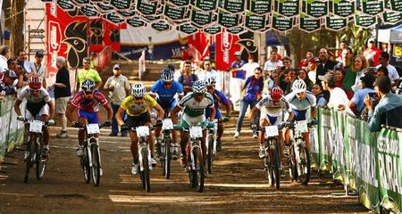 The start of the team relay