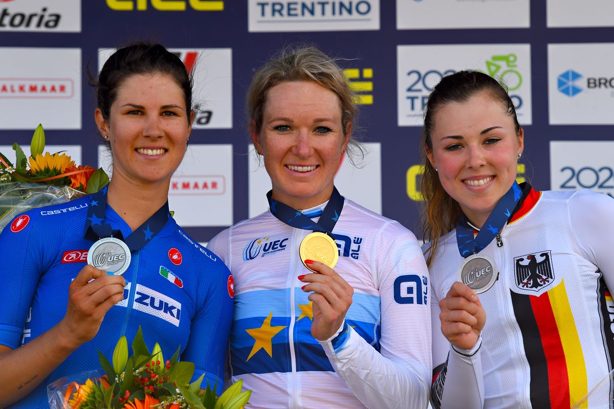 The podium finishers