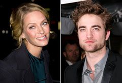 Uma Thurman, Robert Pattinson - Celebrity News - Marie Claire