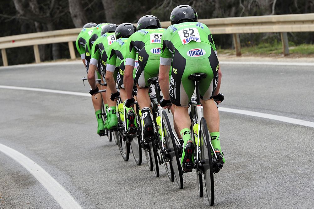 Bardiani-CSF finished last in the team time trial at Tour of Croatia