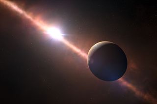 Artist’s Impression of the Planet Beta Pictoris b