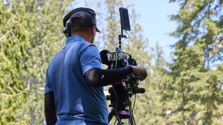 T-Mobile 5G-connected broadcast camera at 2024 Women's PGA Championship