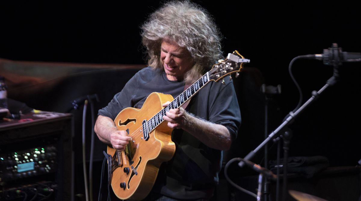 Pat Metheny performs onstage at the 58th Donostiako Jazzaldia Jazz Festival in San Sebastian, Spain on July 24, 2023