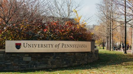 The entrance to the University of Pennsylvania