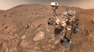 Perseverance rover on Mars