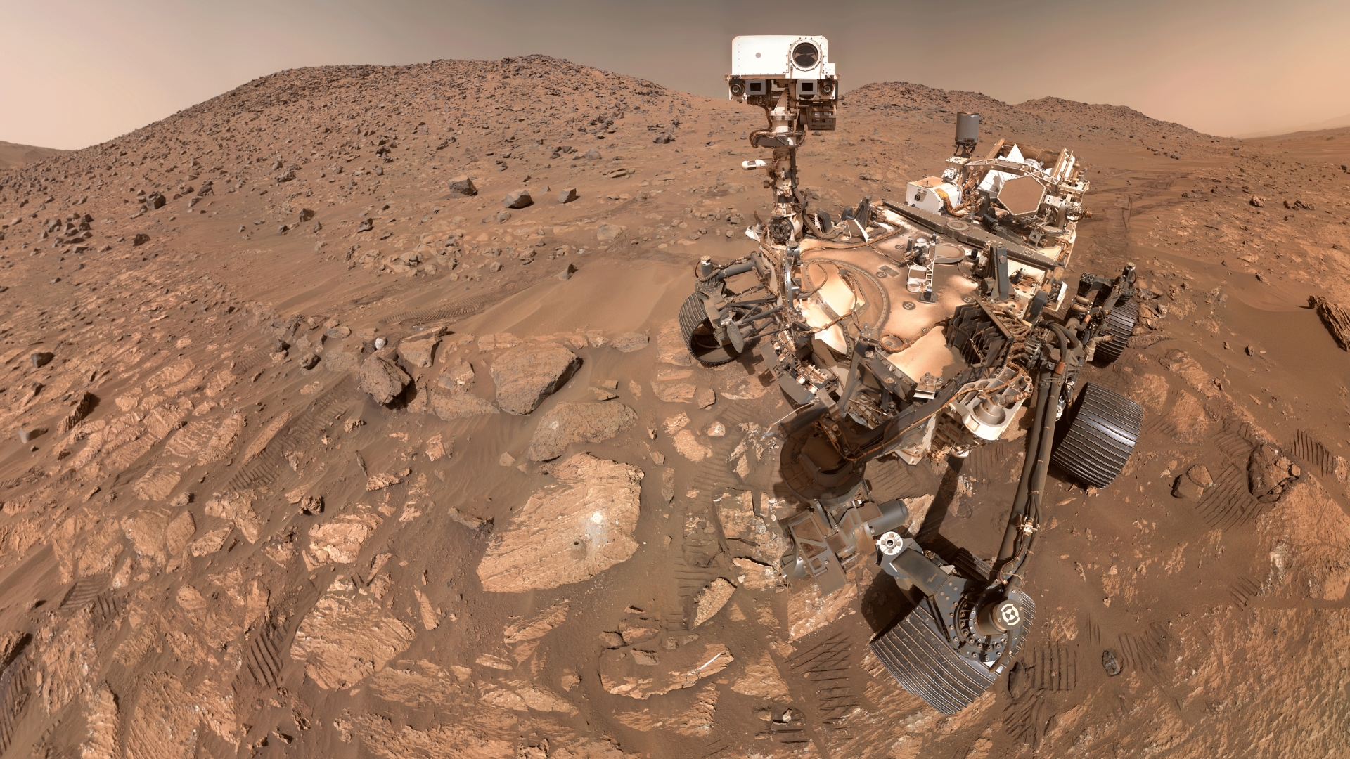 Perseverance rover on Mars