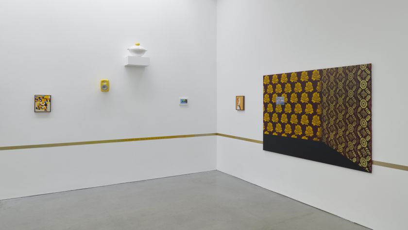 The artist installation at Kettles Yard, Cambridge.