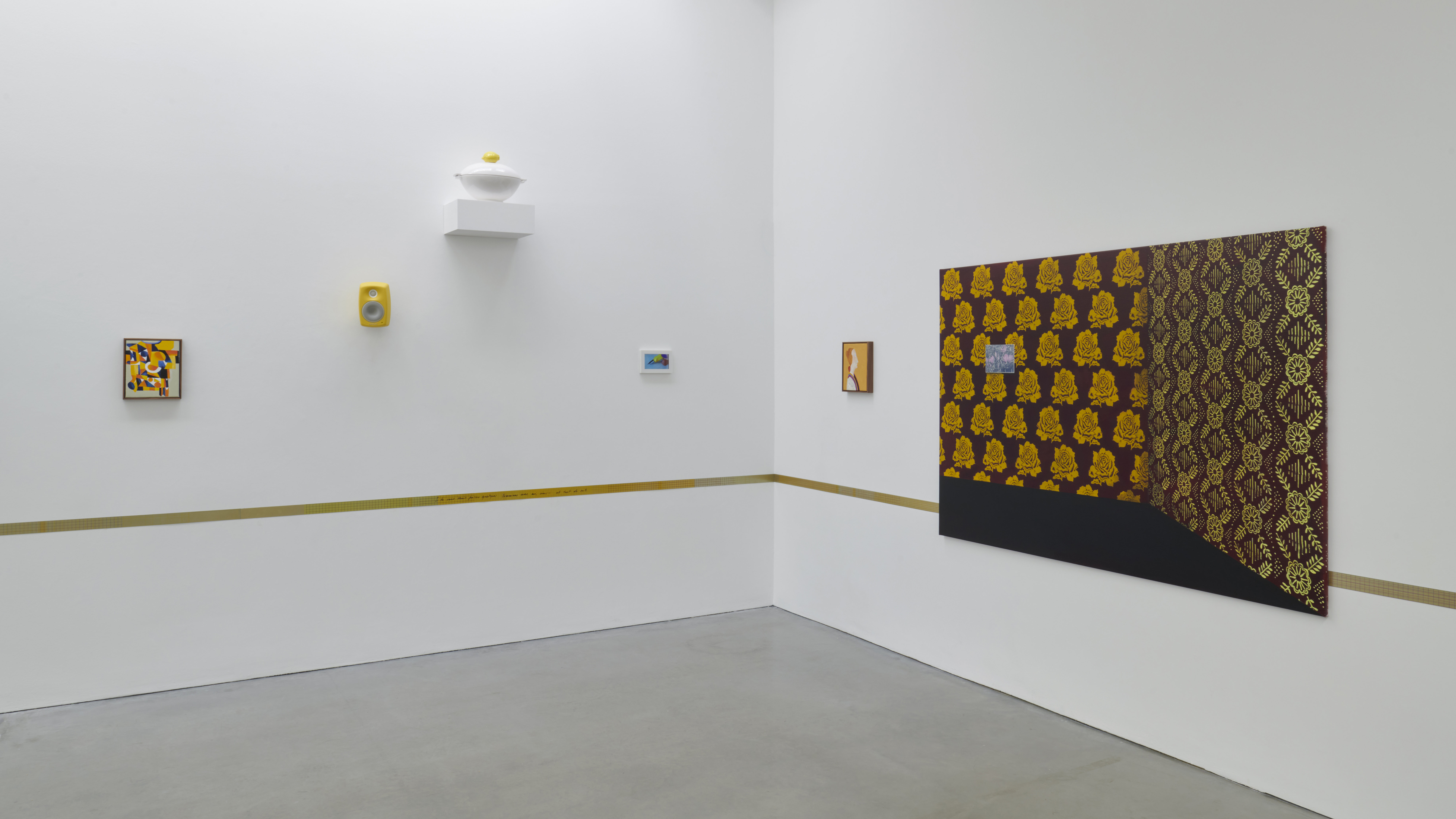 The artist installation at Kettles Yard, Cambridge.