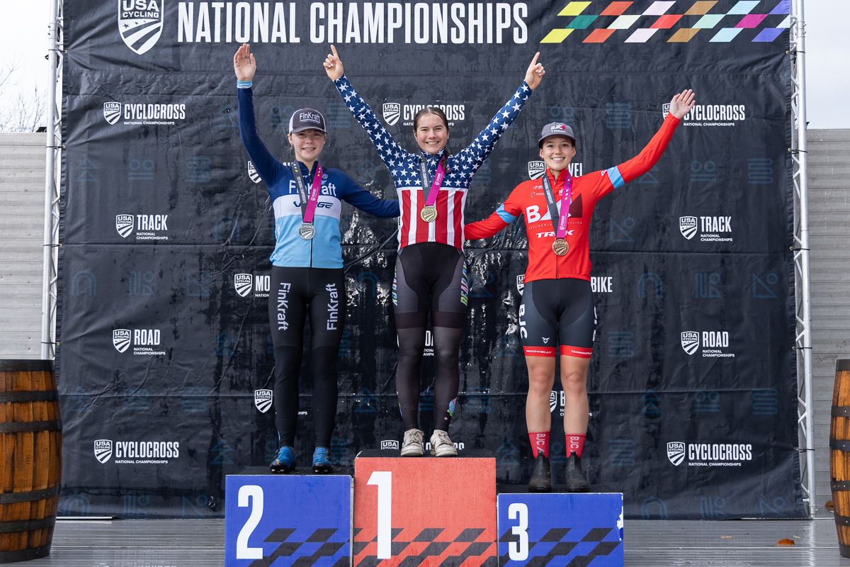 Junior Women&#039;s 17-18 Podium