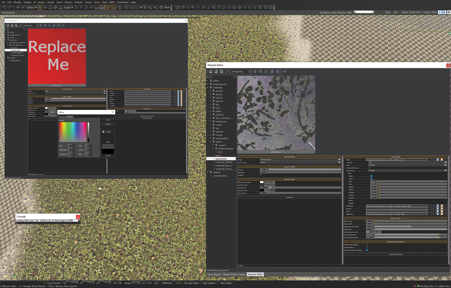 Remember to set your shader to Terrain Layer and use the Layer Painter to check and play with your texture