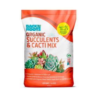 Back To The Roots bag of organic succulents and cacti mix