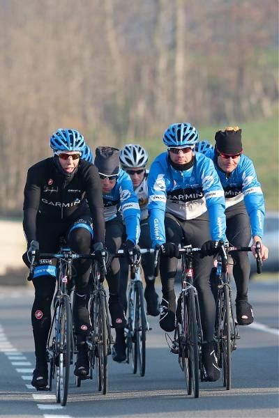 Garmin-Barracuda's Classics team in training action
