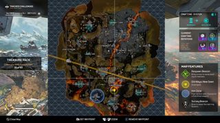 Apex Legends Apex Chronicles Bloodhound white raven lava siphon location on map