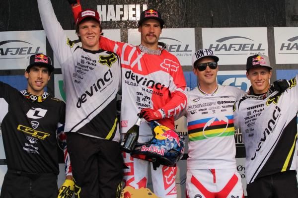 World Champion Greg Minnaar (Santa Cruz Syndicate) was third in the Hafjell World Cup
