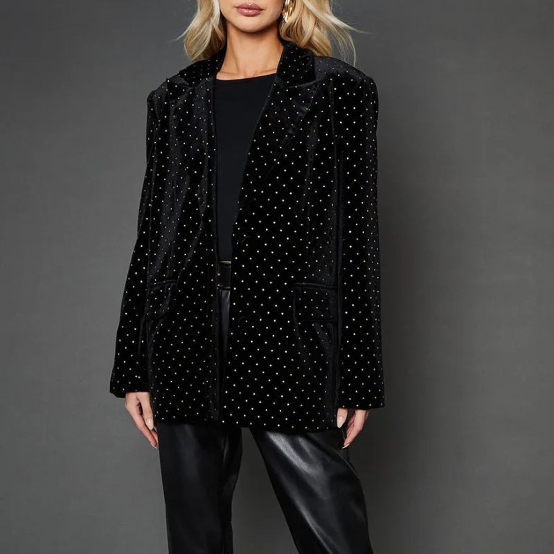 Dorothy Perkins, Diamante Velvet Blazer