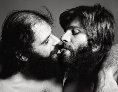 Poets Allen Ginsberg and Peter Orlovsky portrait