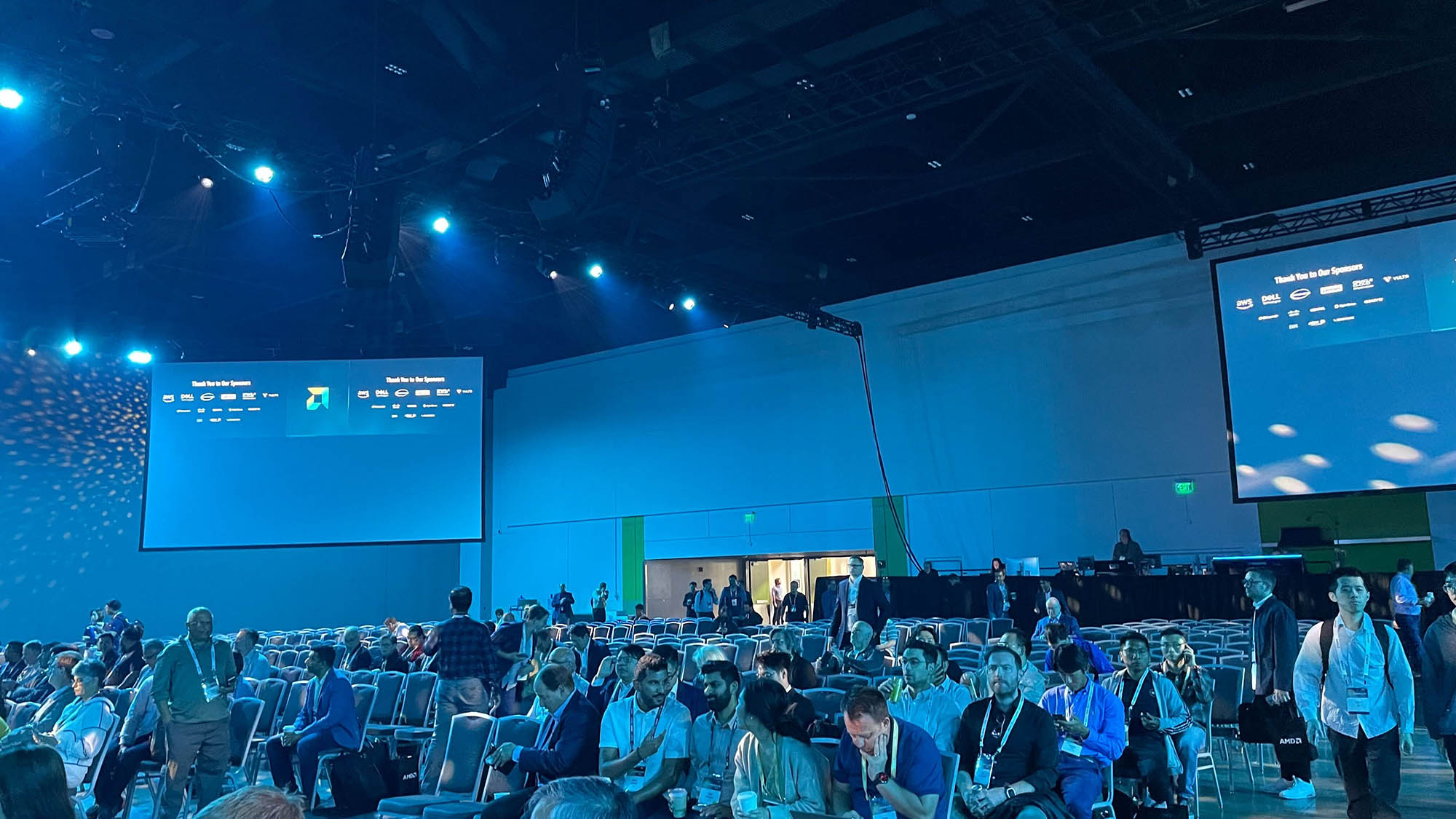 A photo of the audience at AMD Advancing AI 2025