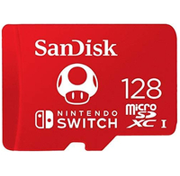 SanDisk 128GB Nintendo Licensed SD card: was $35 now $14.99 at Amazon Save 57% -