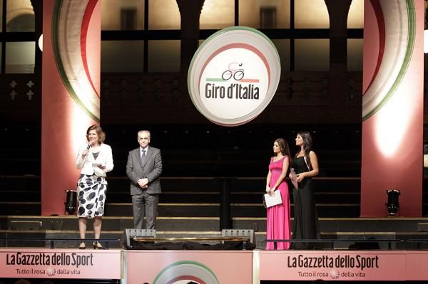 The Giro d'Italia presentation took place at the Beurs van Berlage