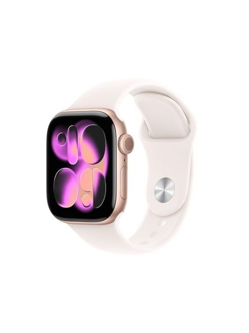 Watch Series 11 (GPS, 42mm, Rose Gold Aluminium Case With Light Blush Sport Band)