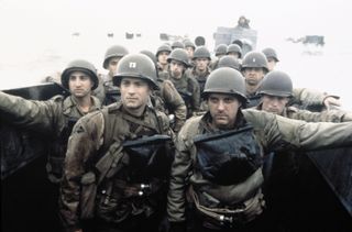 d day scene in Saving Private Ryan