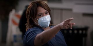 Grey's Anatomy Miranda Bailey pointing