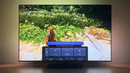 Philips OLED+951 showing the new 30fps game mode