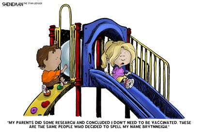 Political cartoon