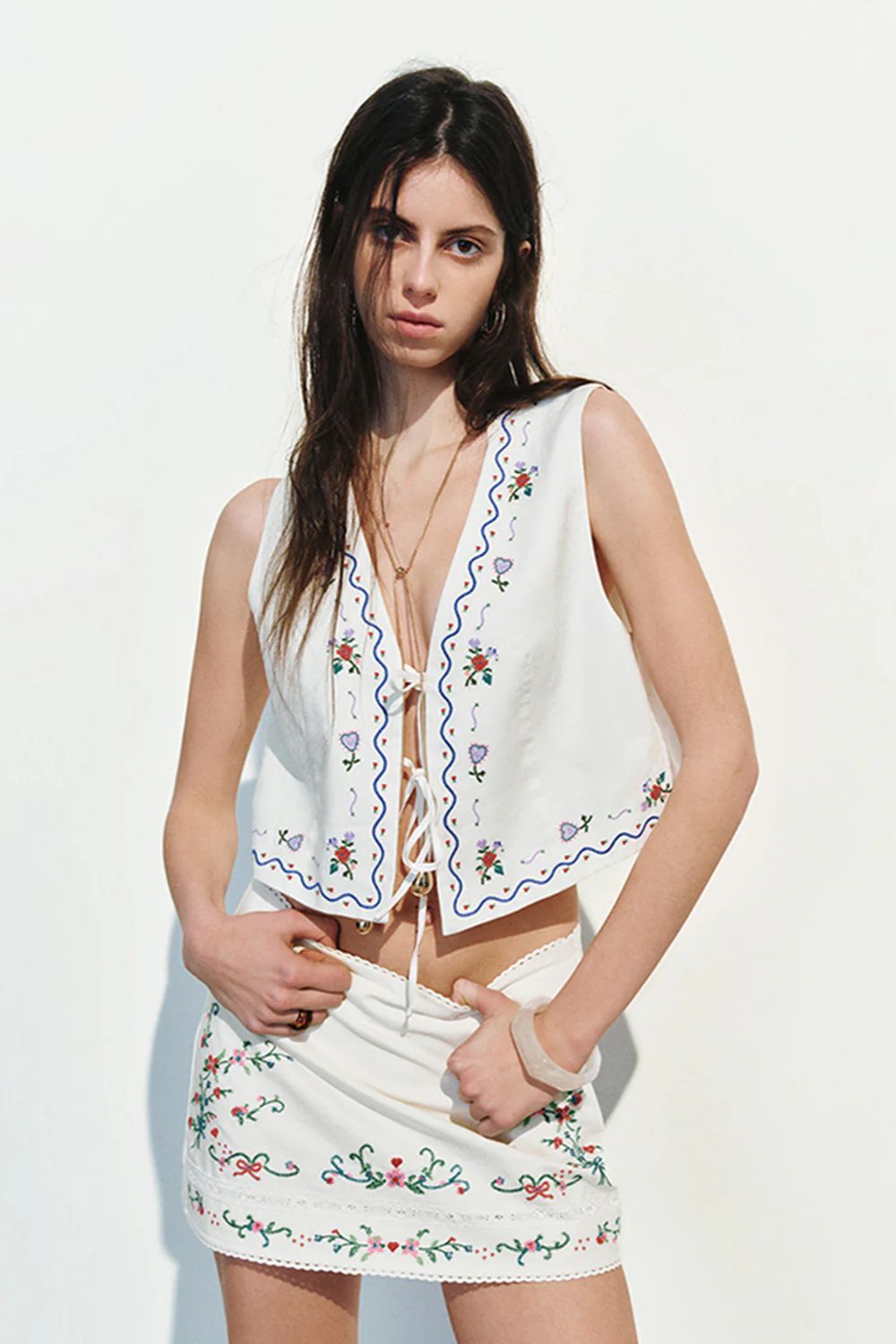 Floral Leisure Vests