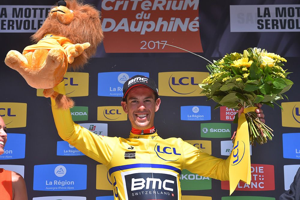 Richie Porte (BMC) on the podium