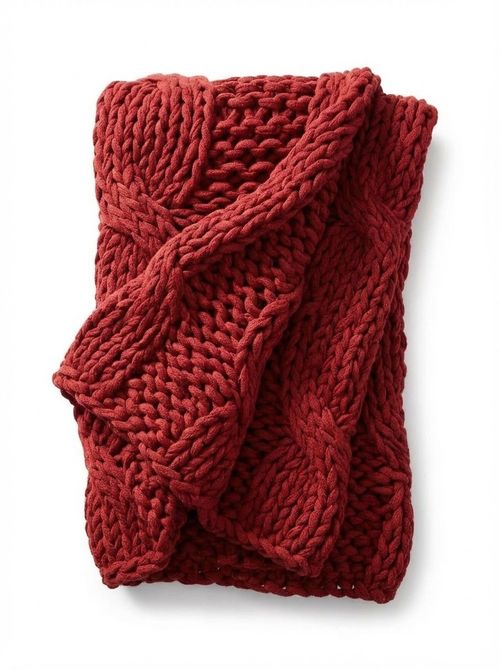 Colossal Handknit Throw