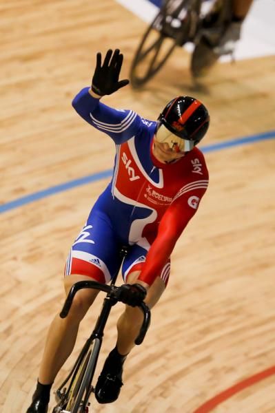Sir Chris Hoy (GBR) looking strong as usual
